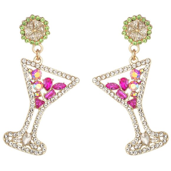 Pink Martini Drop Earrings - Picture 1 of 2